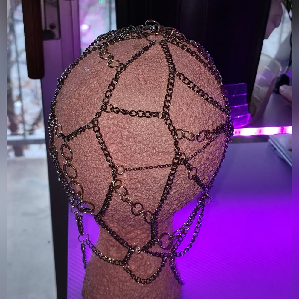 Chainmaille headpeace